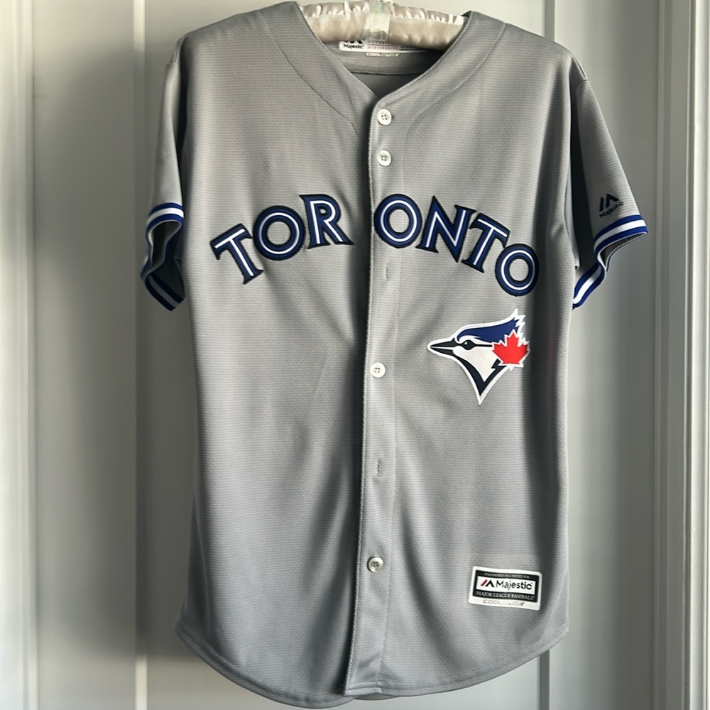 Blue Jay coolbase jersey - Youth L - 14/16 - Grey